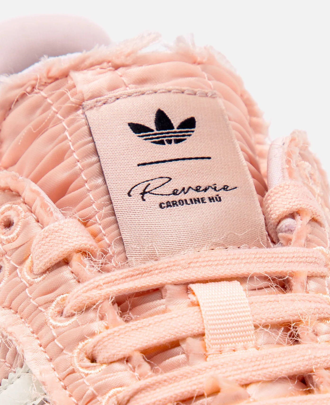 Samba Reverie by Caroline Hú CLOT Pink Textured Silk Upper