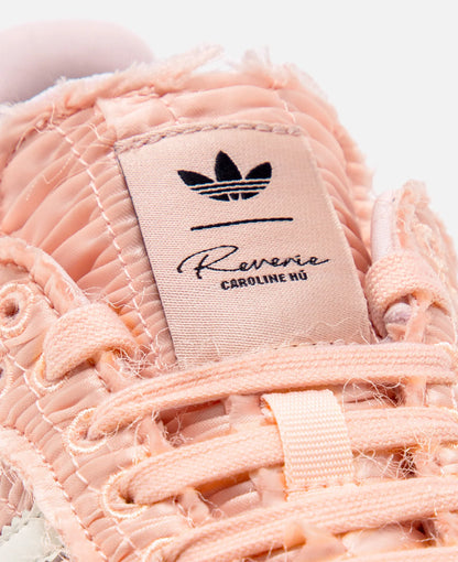 Samba Reverie by Caroline Hú CLOT Pink Textured Silk Upper