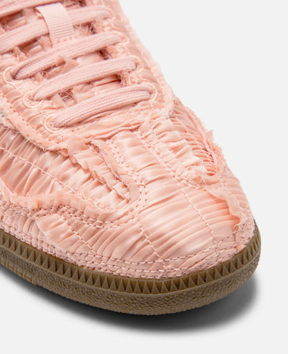 Samba Reverie by Caroline Hú CLOT Pink Textured Silk Upper